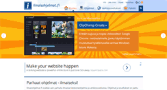 Desktop Screenshot of ilmaisohjelmat.fi